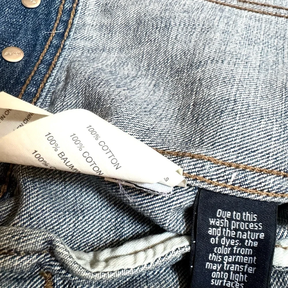 J. Crew ~ Classic Indigo Dark Denim Jean Jacket! - Picture 11 of 15